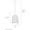 Maxim Lighting Plumette 3-Light Pendant 12163GL - alternate 3